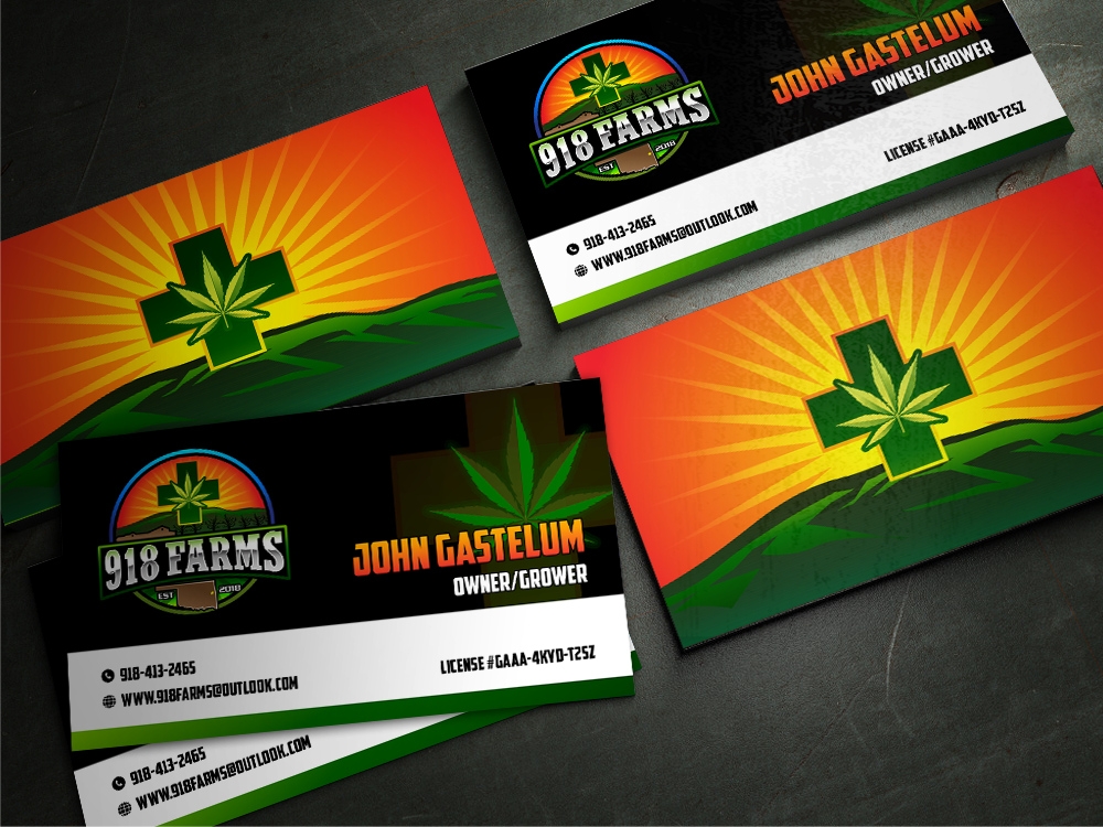 918 Farms  logo design by zizze23