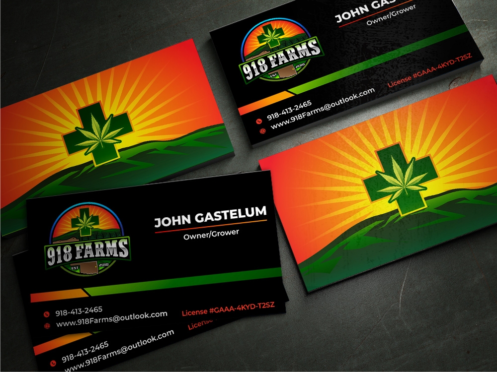 918 Farms  logo design by zizze23