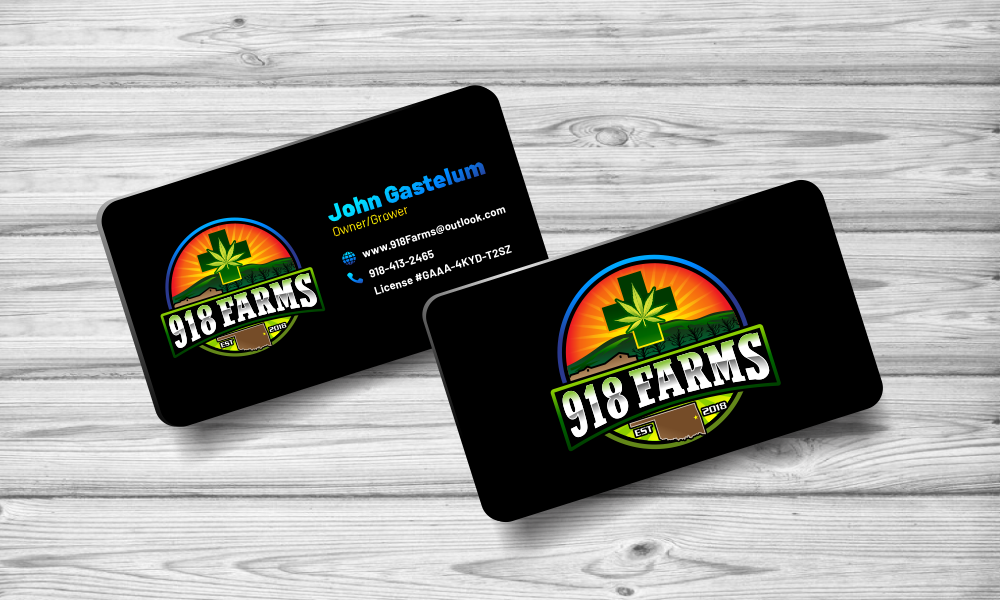 918 Farms  logo design by done