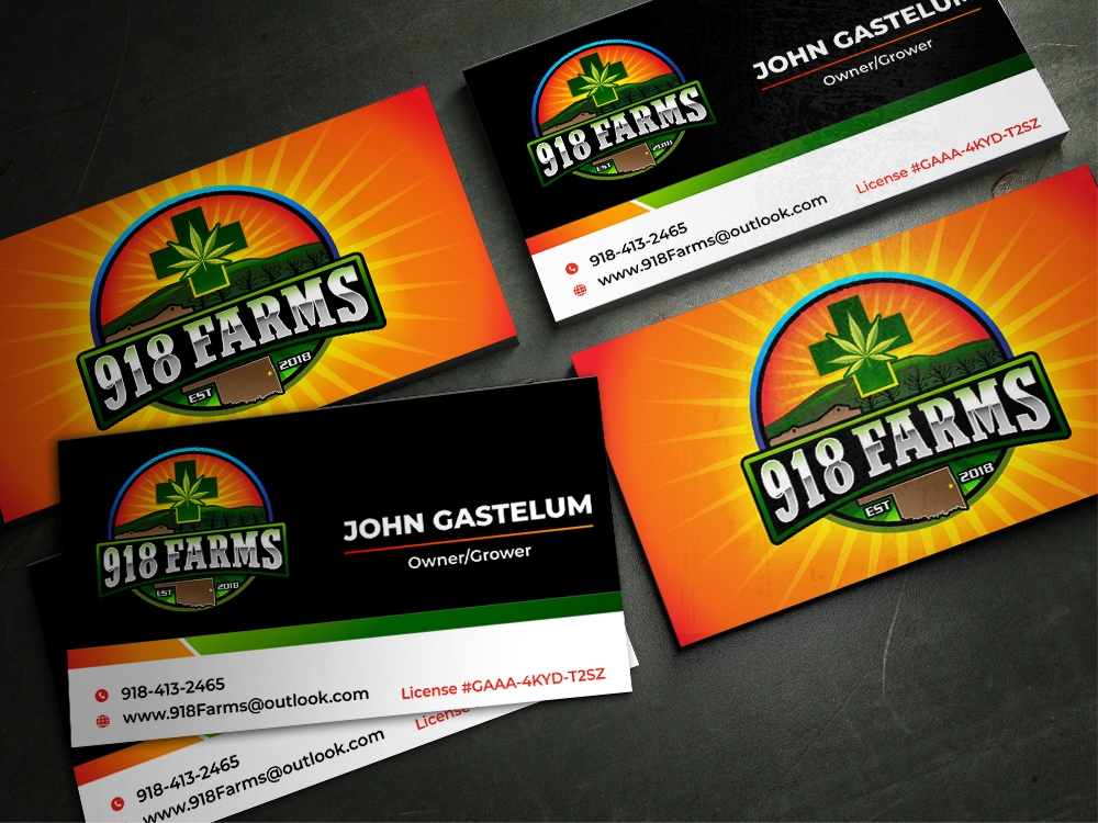 918 Farms  logo design by zizze23