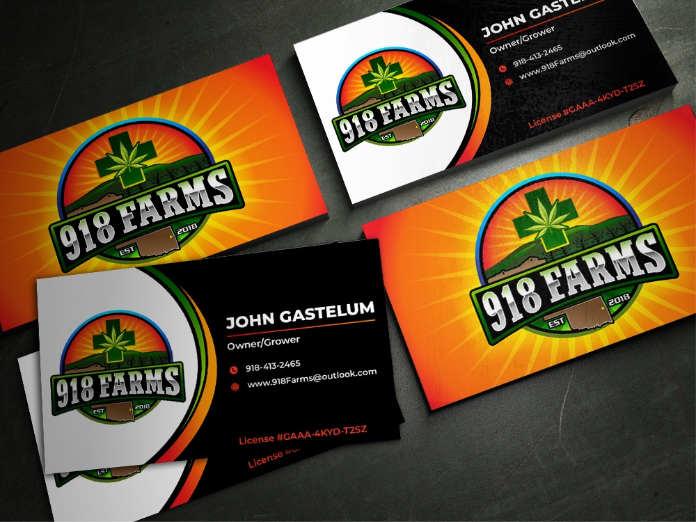 918 Farms  logo design by zizze23