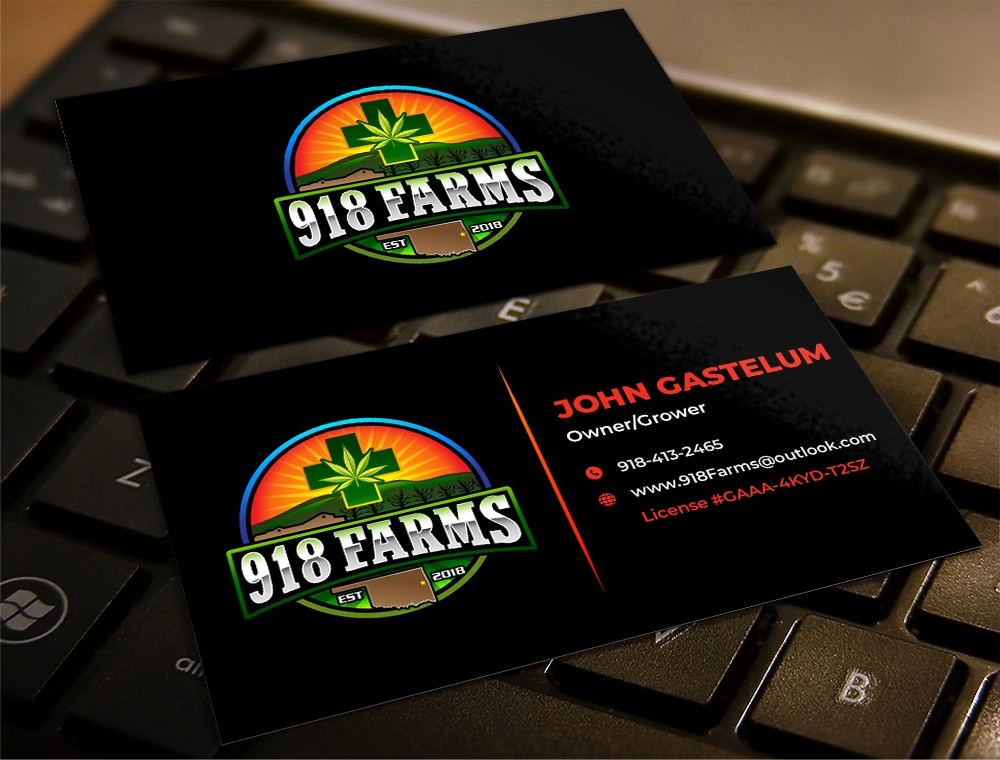 918 Farms  logo design by zizze23