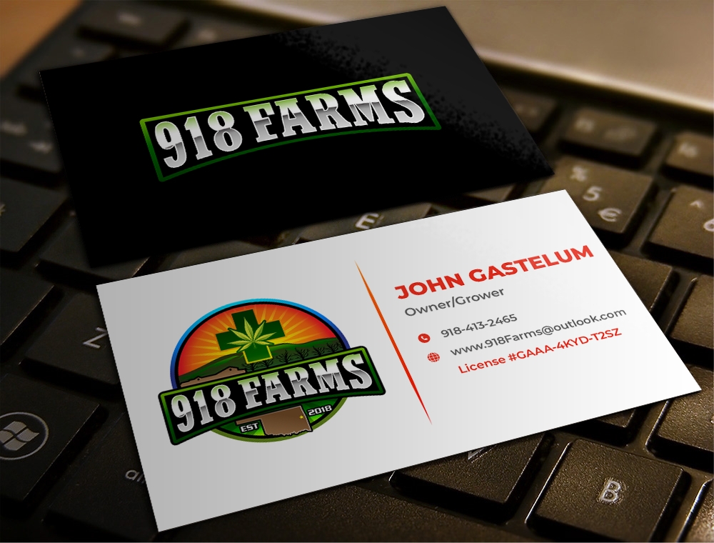 918 Farms  logo design by zizze23
