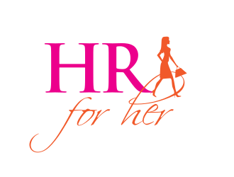 HR for Her logo design by Rossee