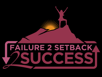 Failure 2 Setback 2 Success logo design by agus