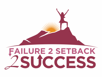 Failure 2 Setback 2 Success logo design by agus