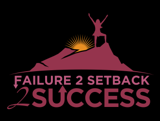 Failure 2 Setback 2 Success logo design by agus