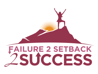 Failure 2 Setback 2 Success logo design by agus