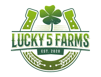 Lucky 5 Farms logo design by akilis13