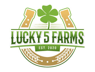 Lucky 5 Farms logo design by akilis13