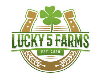 Lucky 5 Farms logo design by akilis13