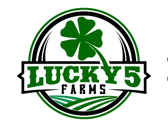 Lucky 5 Farms logo design by jaize