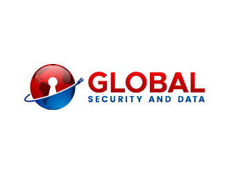 Global Security and Data logo design by lexipej