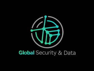 Global Security and Data logo design by Gwerth