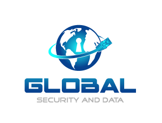 Global Security and Data logo design by axel182