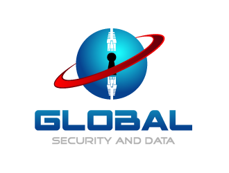 Global Security and Data logo design by axel182