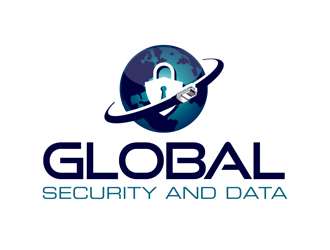 Global Security and Data logo design by kunejo