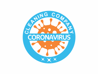 Coronavirus cleaning company  logo design by up2date