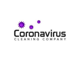 Coronavirus cleaning company  logo design by czars