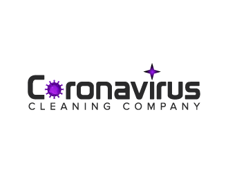 Coronavirus cleaning company  logo design by czars