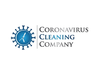 Coronavirus cleaning company  logo design by zenith