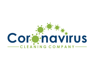 Coronavirus cleaning company  logo design by puthreeone