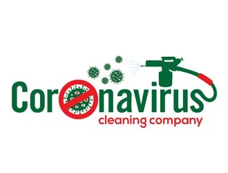 Coronavirus cleaning company  logo design by creativemind01