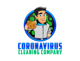 Coronavirus cleaning company  logo design by Ultimatum