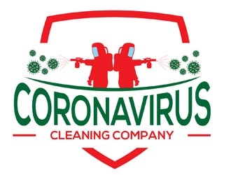 Coronavirus cleaning company  logo design by creativemind01