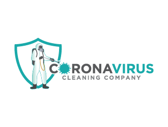 Coronavirus cleaning company  logo design by Andri