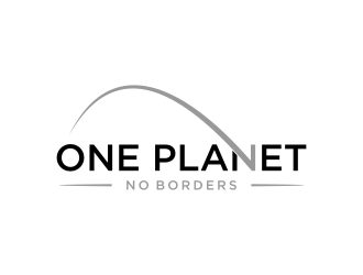 One Planet No Borders logo design by Franky.