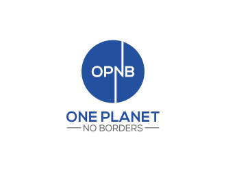 One Planet No Borders logo design by qqdesigns