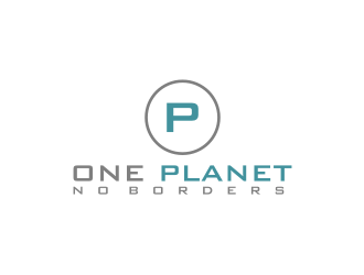One Planet No Borders logo design by bricton