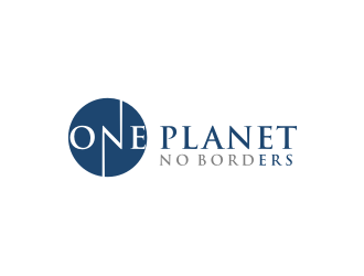 One Planet No Borders logo design by bricton