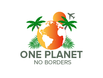 One Planet No Borders logo design by czars