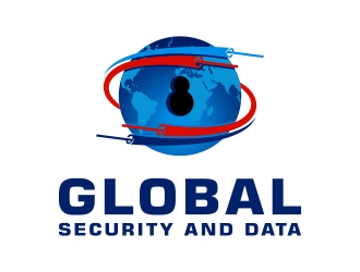 Global Security and Data logo design by noepran