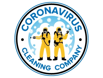 Coronavirus cleaning company  logo design by jaize