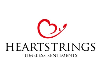 Heartstrings Timeless Sentiments logo design by jetzu