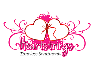Heartstrings Timeless Sentiments logo design by 3Dlogos