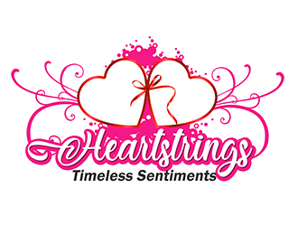 Heartstrings Timeless Sentiments logo design by 3Dlogos