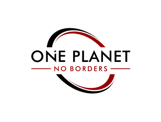 One Planet No Borders logo design by asyqh
