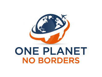 One Planet No Borders logo design by akilis13