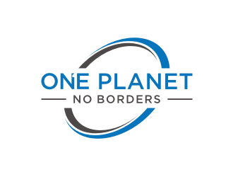 One Planet No Borders logo design by asyqh
