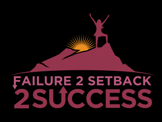 Failure 2 Setback 2 Success logo design by agus