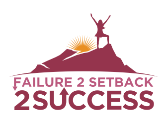 Failure 2 Setback 2 Success logo design by agus