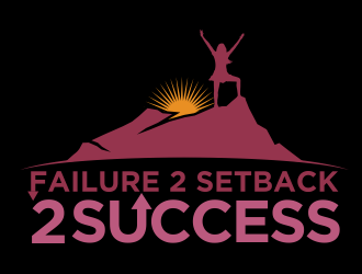Failure 2 Setback 2 Success logo design by agus