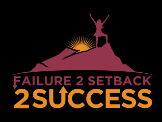 Failure 2 Setback 2 Success logo design by agus