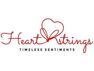 Heartstrings Timeless Sentiments logo design by aldesign