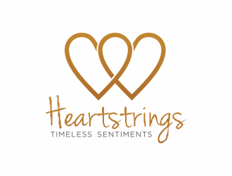 Heartstrings Timeless Sentiments logo design by hidro