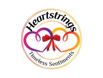 Heartstrings Timeless Sentiments logo design by KreativeLogos